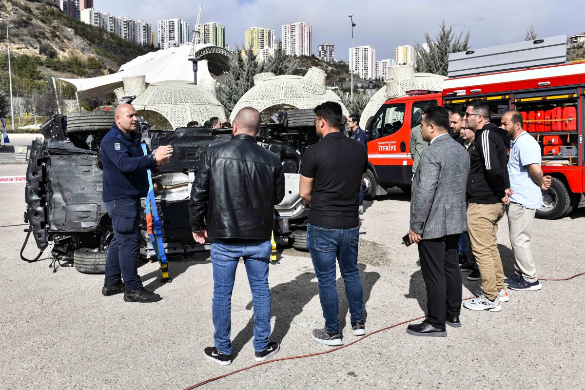 Ankara İtfaiyesi, Personeline Kapsamlı Eğitim Verdi