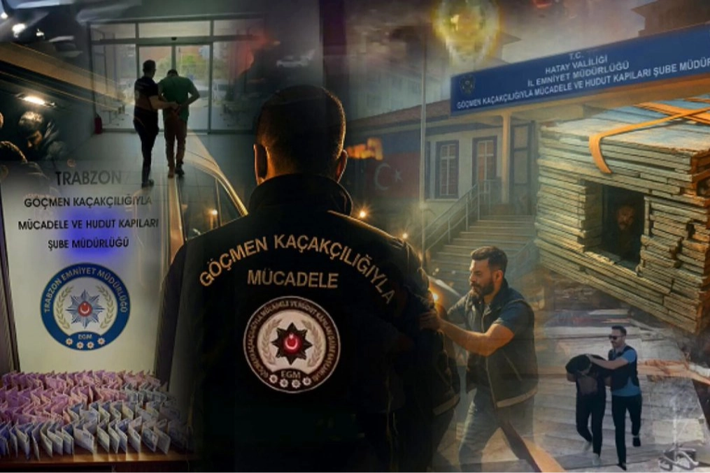 51 İlde Düzensiz Göç Operasyonu: 98 Tutuklama
