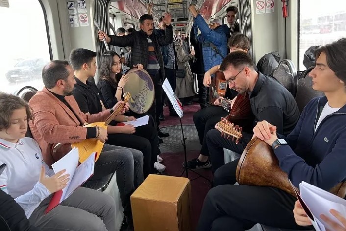 Kayseri Metrosu'nda 'Çanakkale Ruhu' Yaşatıldı







