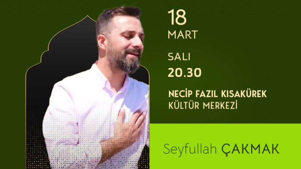 Seyfullah Çakmak’tan Ramazan’a Özel İlahi Dinletisi