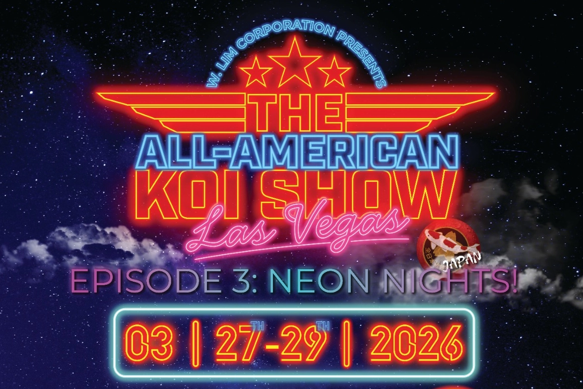 All American Koi Show 2026: Koi dünyasının en prestijli yarışması Las Vegas'a dönüyor