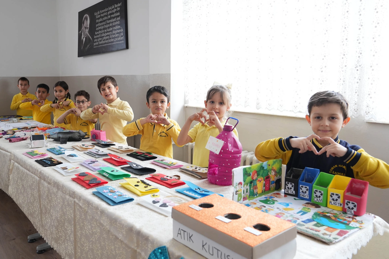Keçiören'de Minik Eller Büyük Eserler Yarattı
