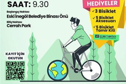 İnegöl'den Temiz Hava İçin Bisiklet Turu
