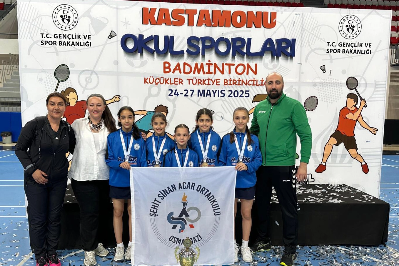 Osmangazili Badmintoncular Türkiye Şampiyonu
