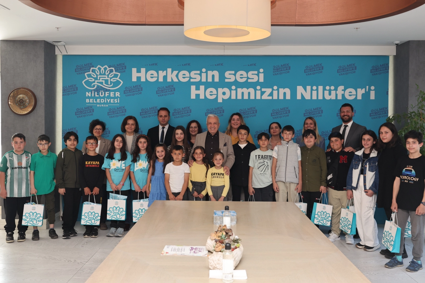 Çocukların eliyle şekillenen Nilüfer
