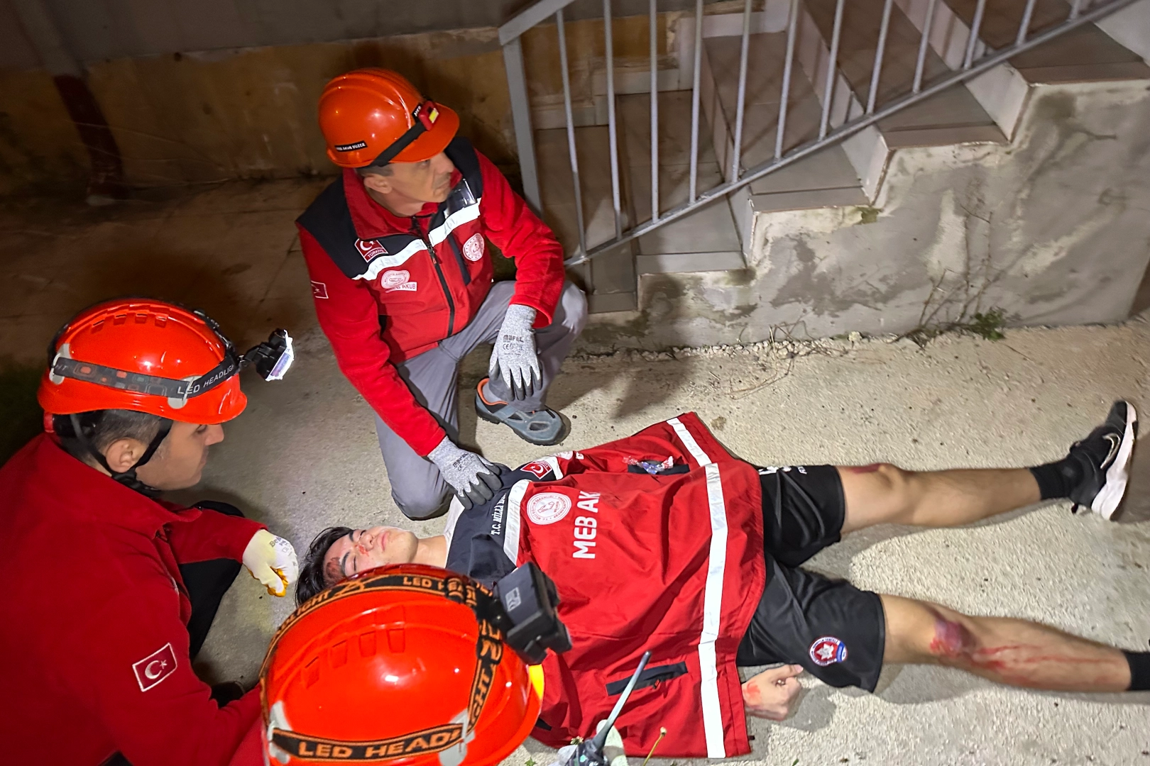 Düzce'de gerçeğini aratmayan tatbikat