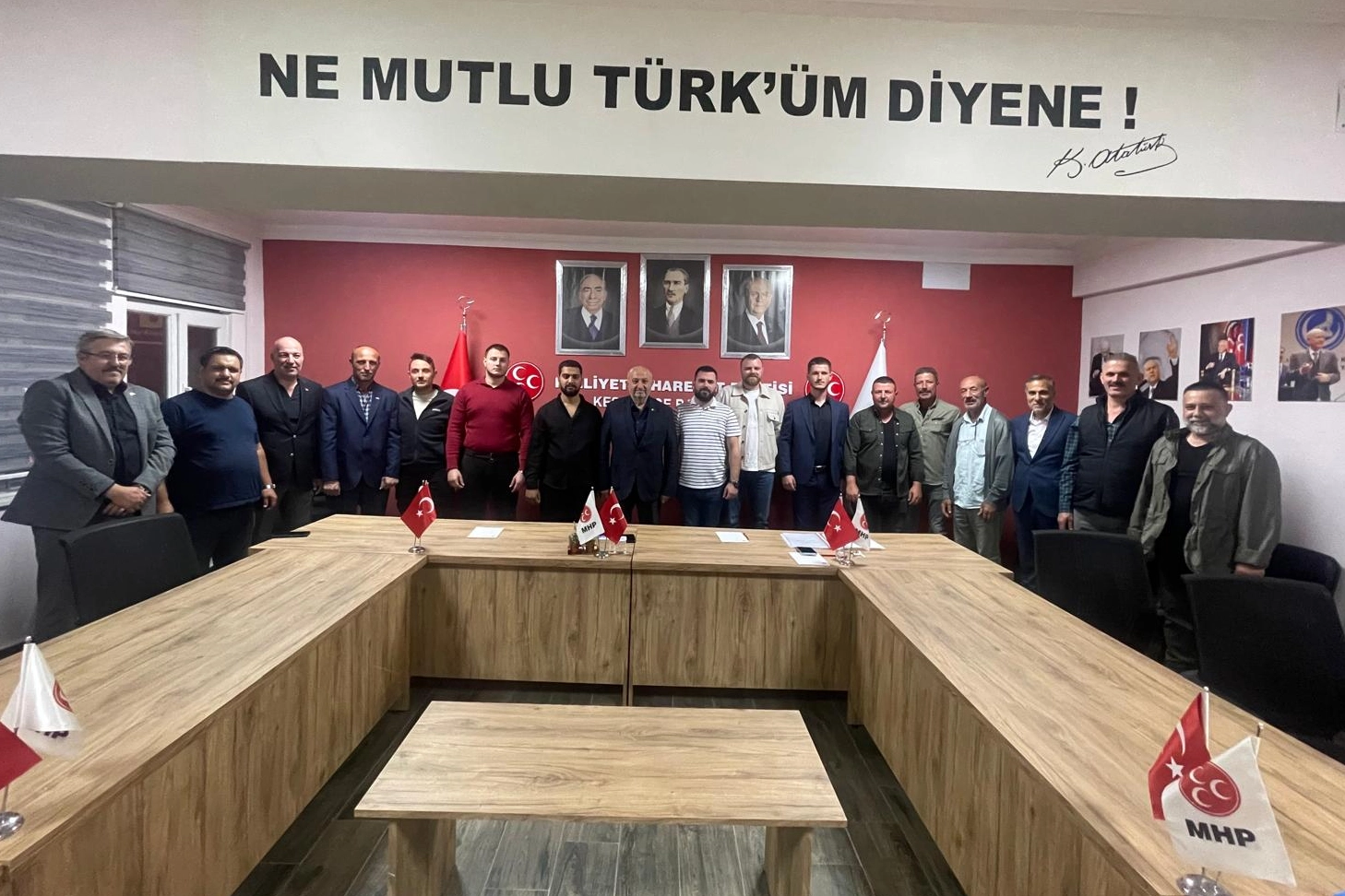 MHP Keşan'da Yeni Yönetim Görev Dağılımını Açıkladı
