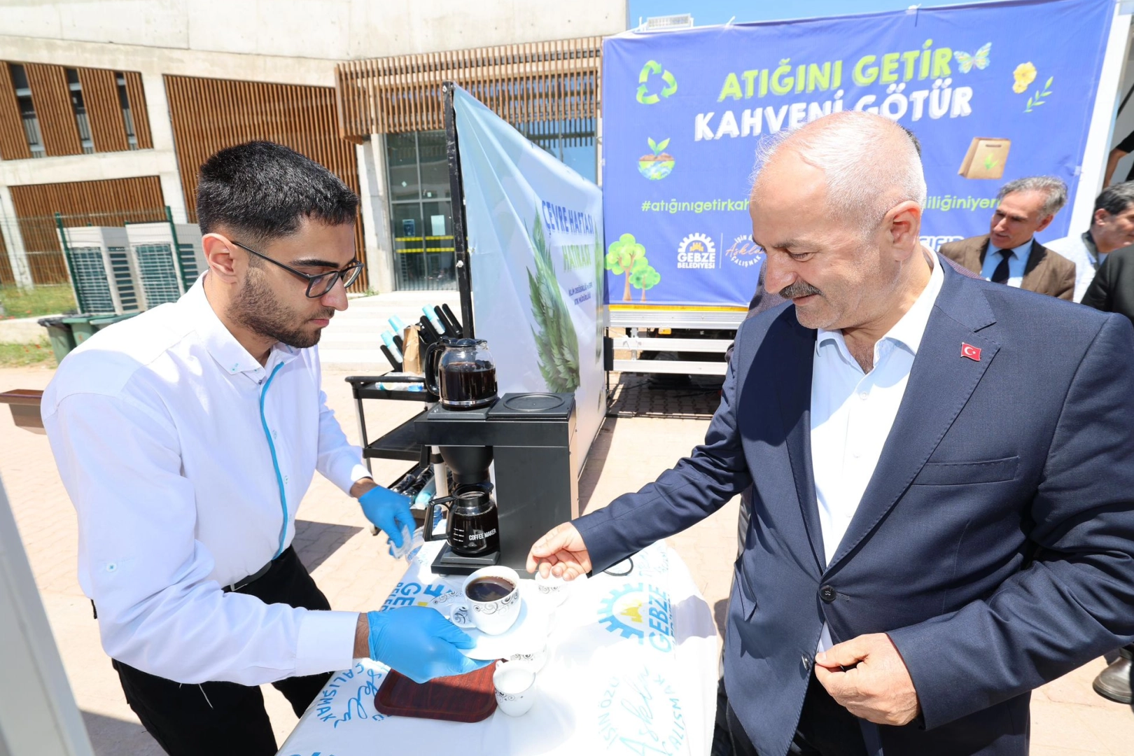 Gebze'de Atık Toplamada Kahve Ödülü
