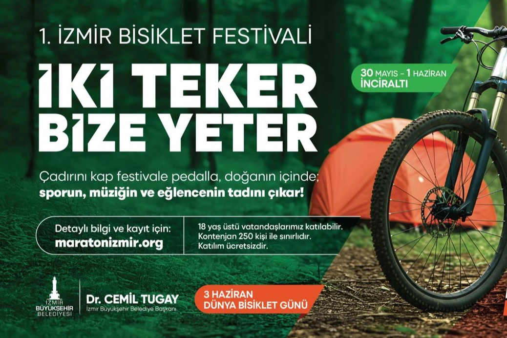 İzmir'de Bisiklet Festivali: Çadır Kampı ve Pedal Turları
