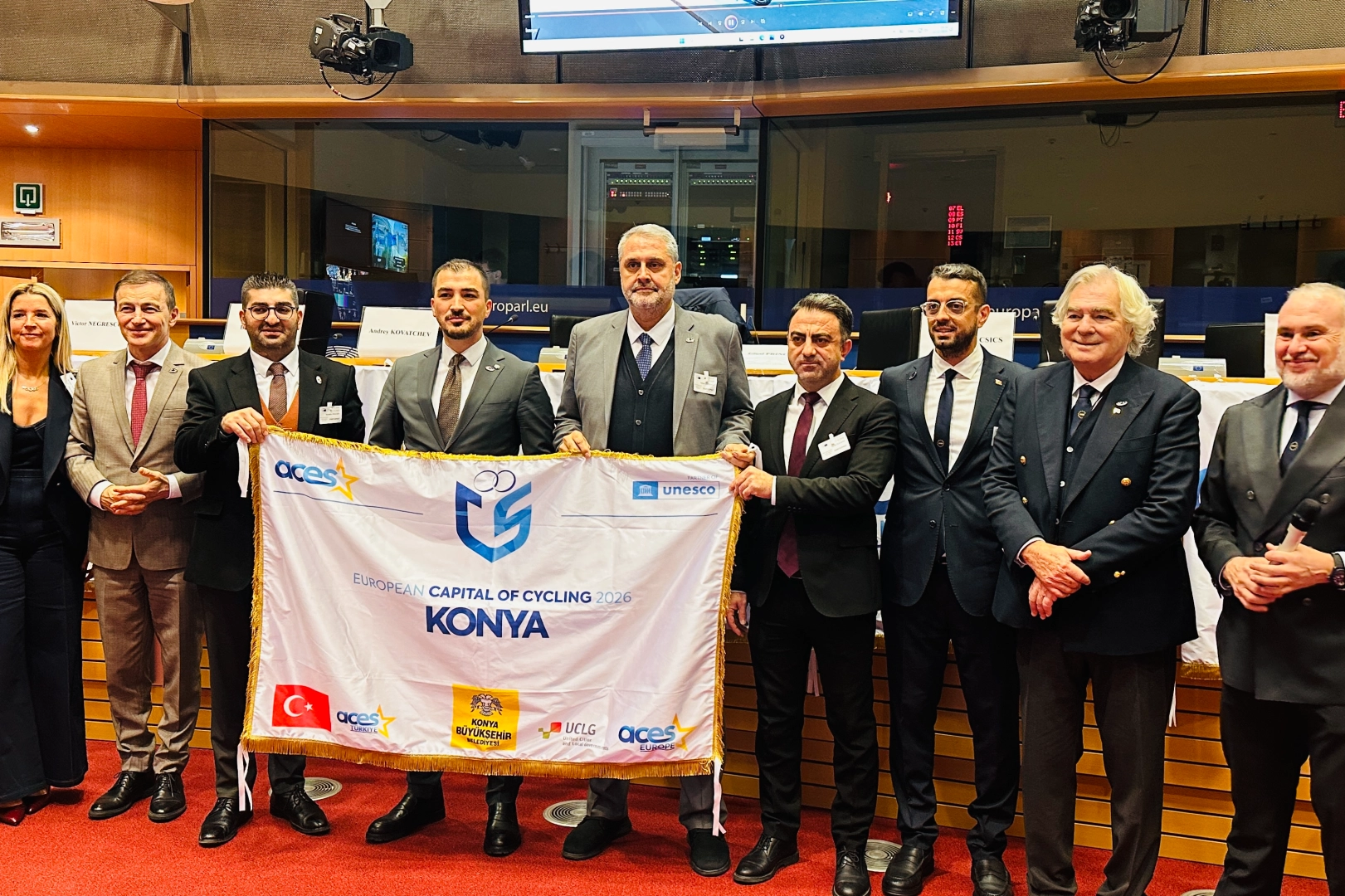 Konya 2026 Avrupa Bisiklet Başkenti oldu