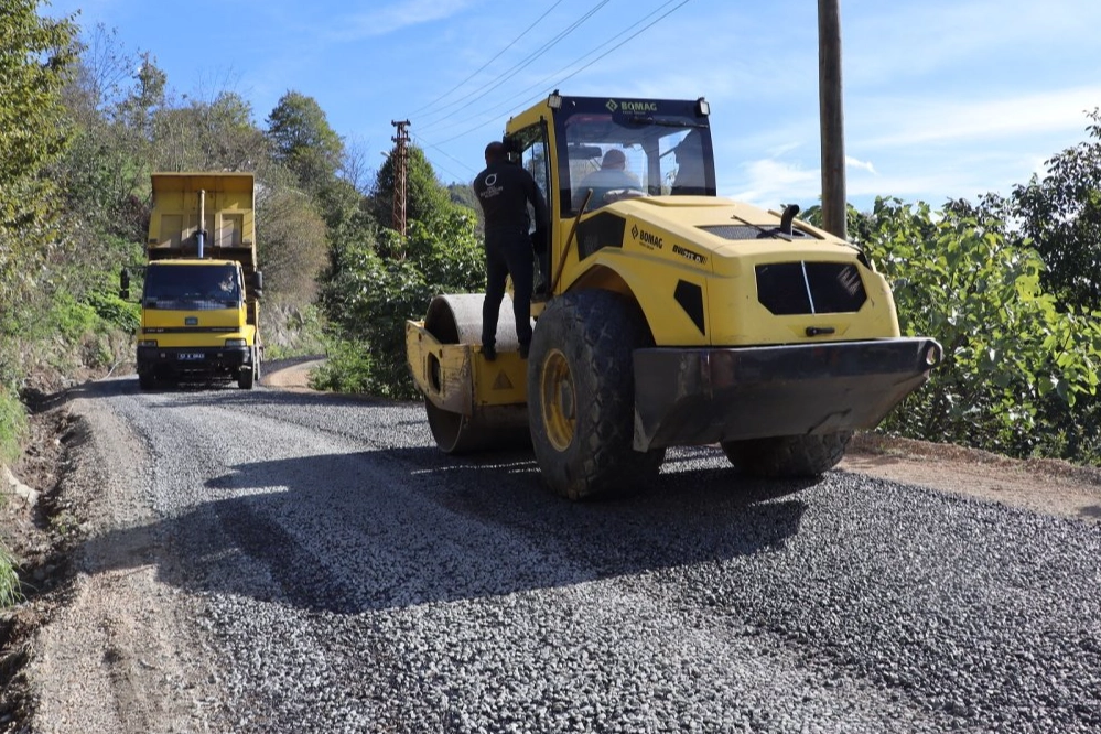 Ordu Gümüşköy’de asfalt sevinci