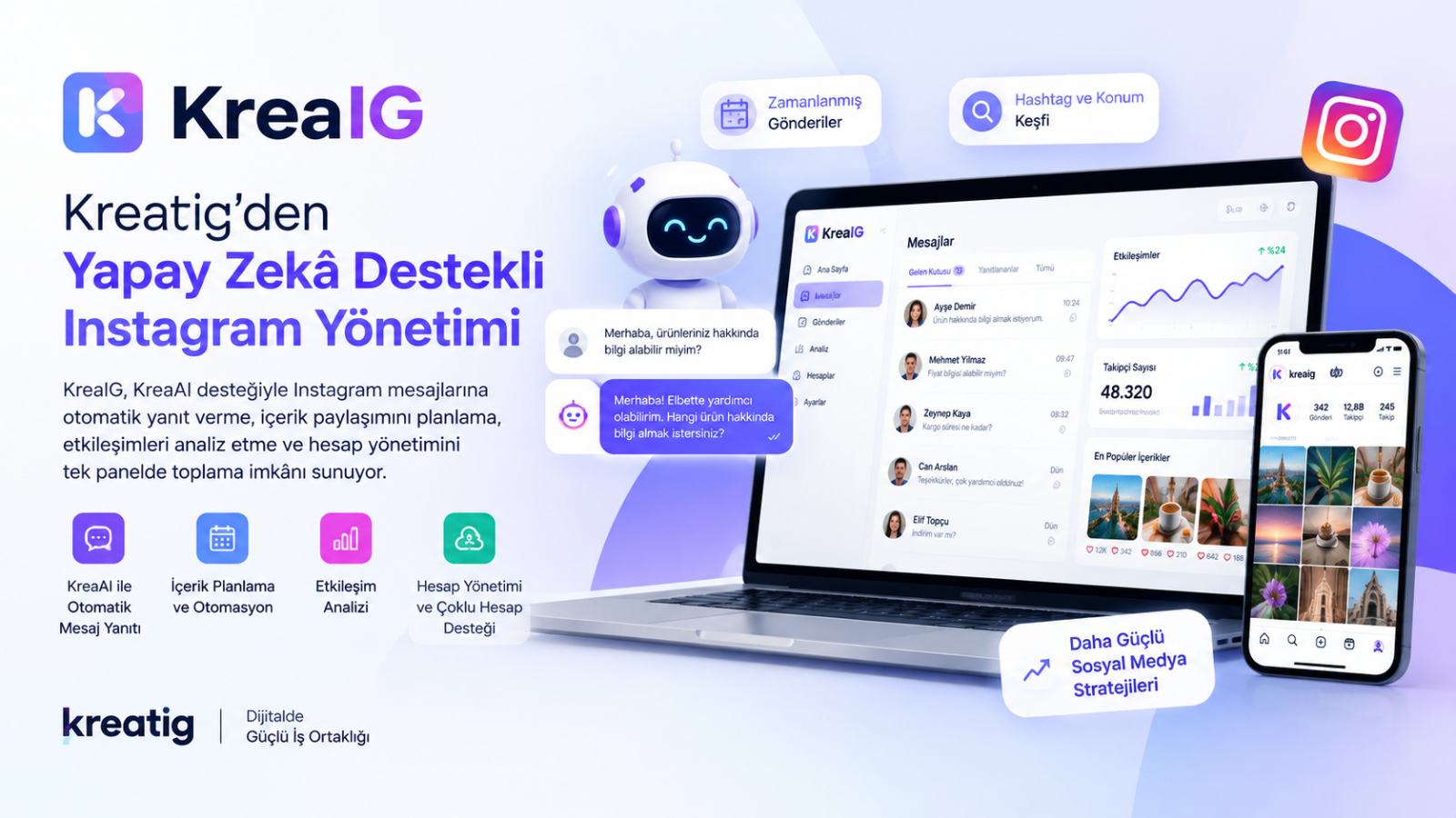 Instagram Yönetiminde Yapay Zekâ Dönemi: KreaIG Neler Sunuyor?
