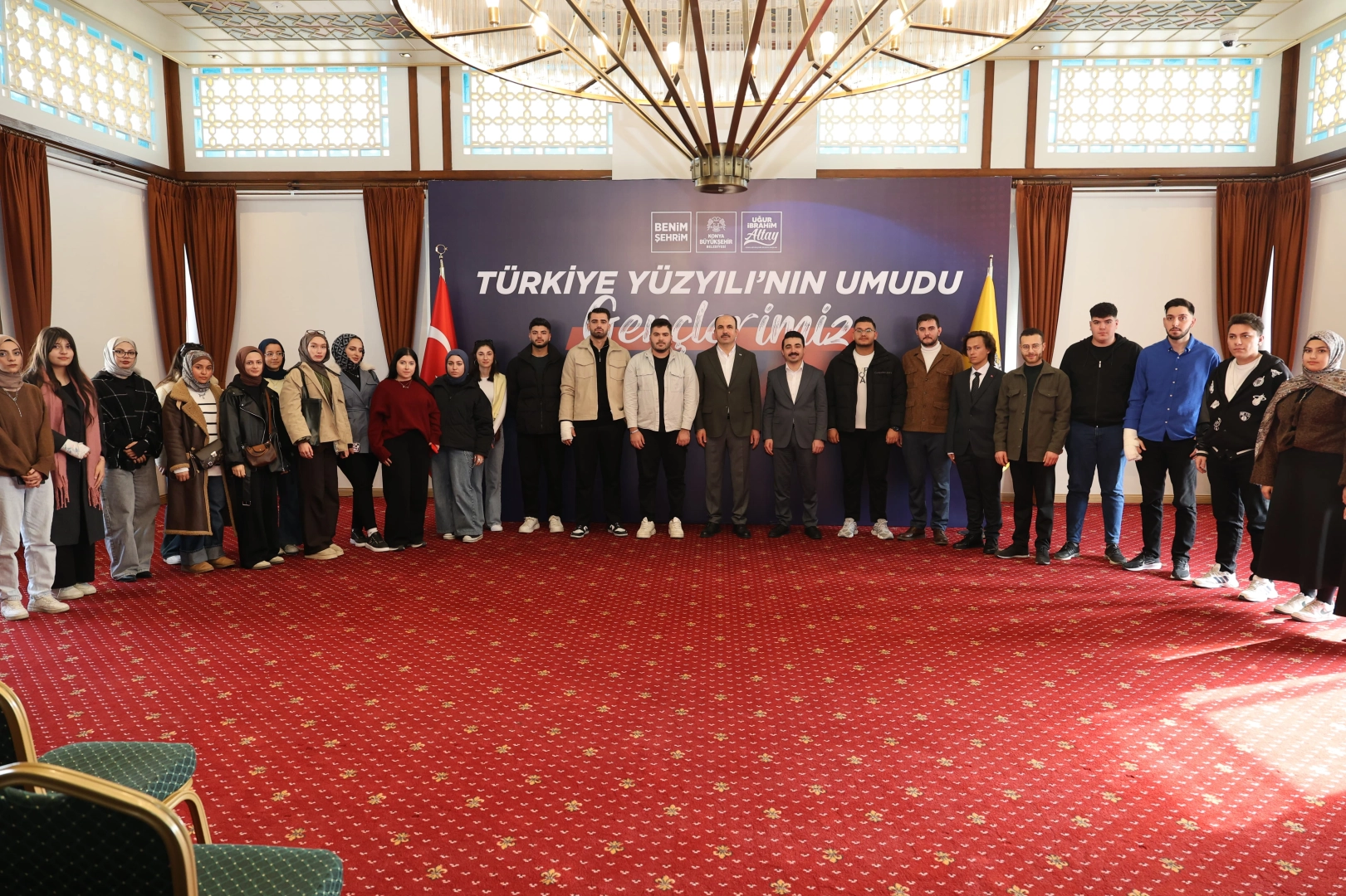 Başkan Altay, Konya’nın ilçelerinden gelen gençlerle buluştu