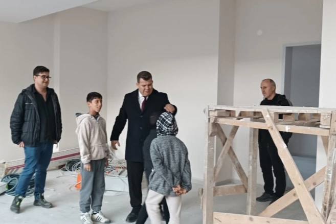 Edirne Keşan'da İnönü İlkokulu'na Millî Eğitim Müdürlüğü'nden İnceleme