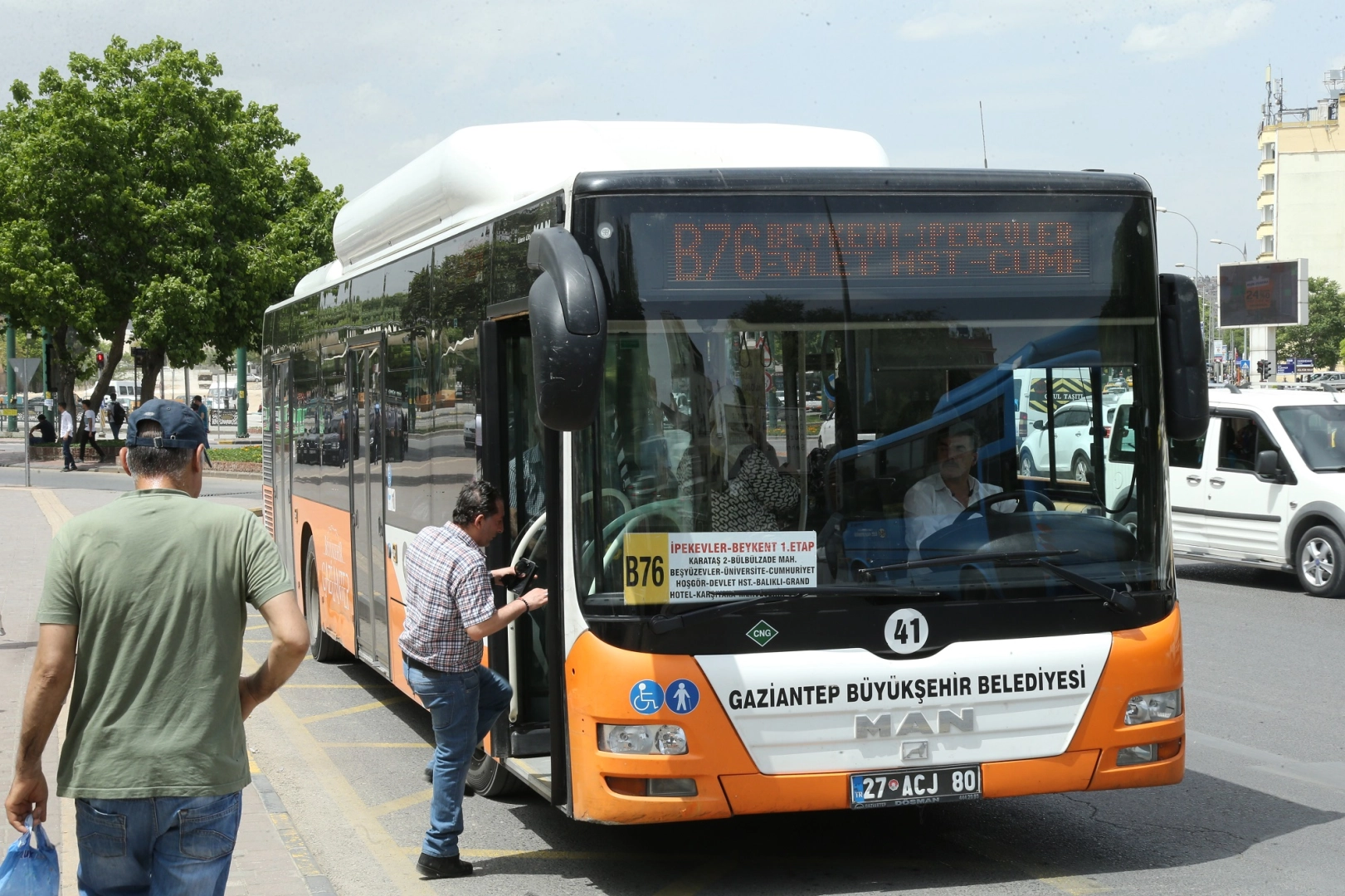 Gaziantep'te toplu ulaşım hattına yeni bir hat ekledi