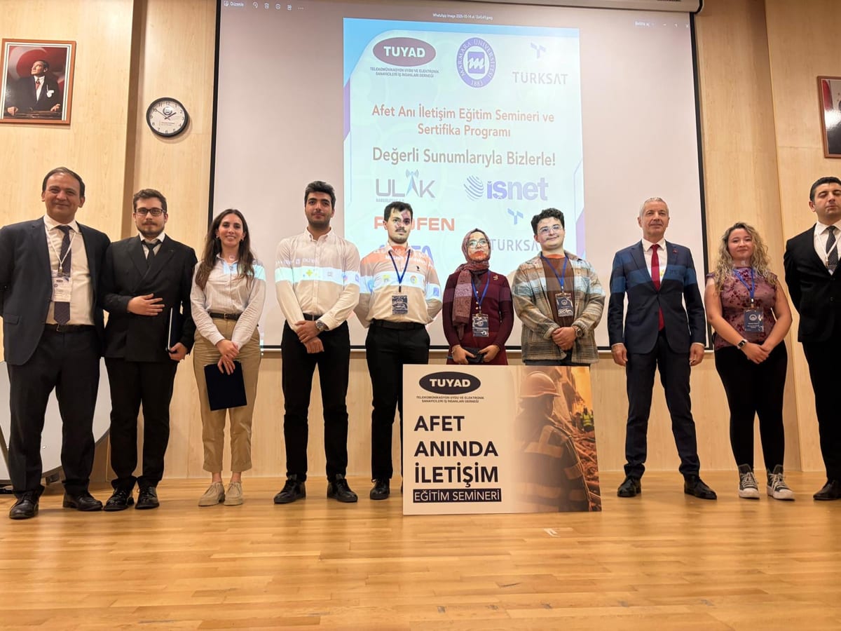 TUYAD, Marmara Üniversitesi ve TÜRKSAT İş Birliğiyle Afet Anı İletişim Eğitim Semineri Gerçekleştirildi