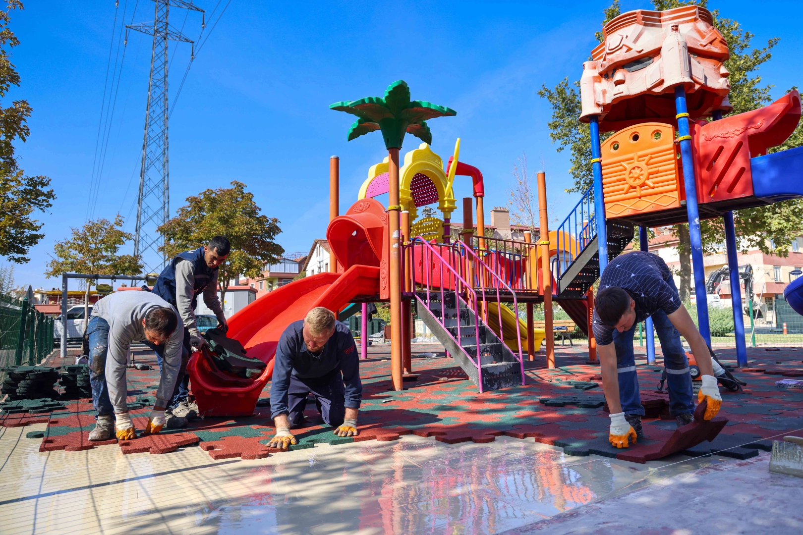 Konya Meram’ın park ve bahçeleri kışa hazırlanıyor