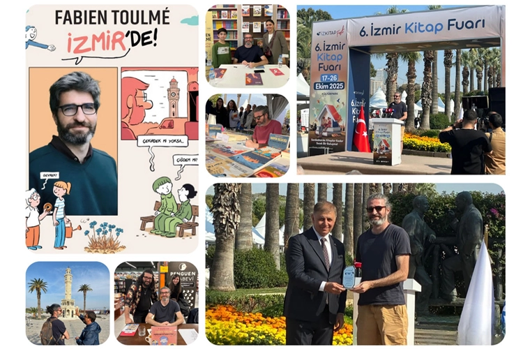 Ödüllü çizer Fabien Toulmé ilk kez İzmir'de