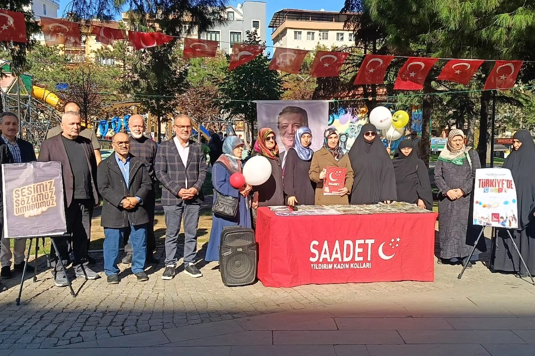 Saadet Partisi Bursa'dan çocukların geleceği için çağrı