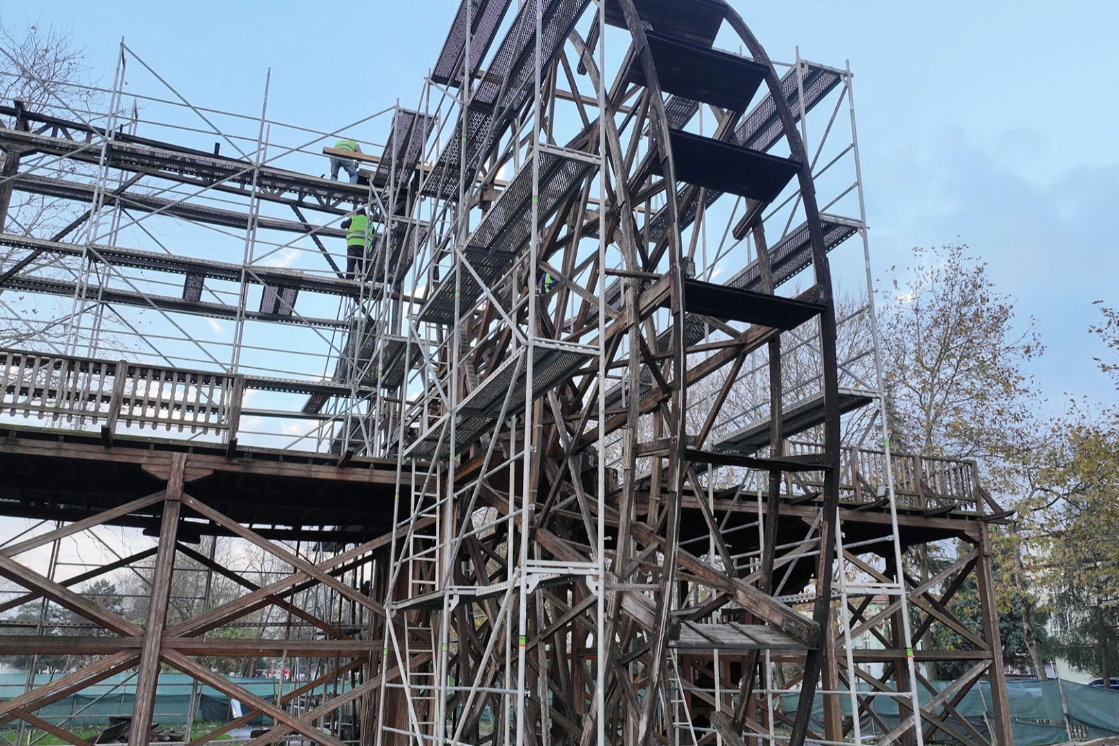 Sakarya'nın simgesi 'Tarihi Çark' yenileniyor