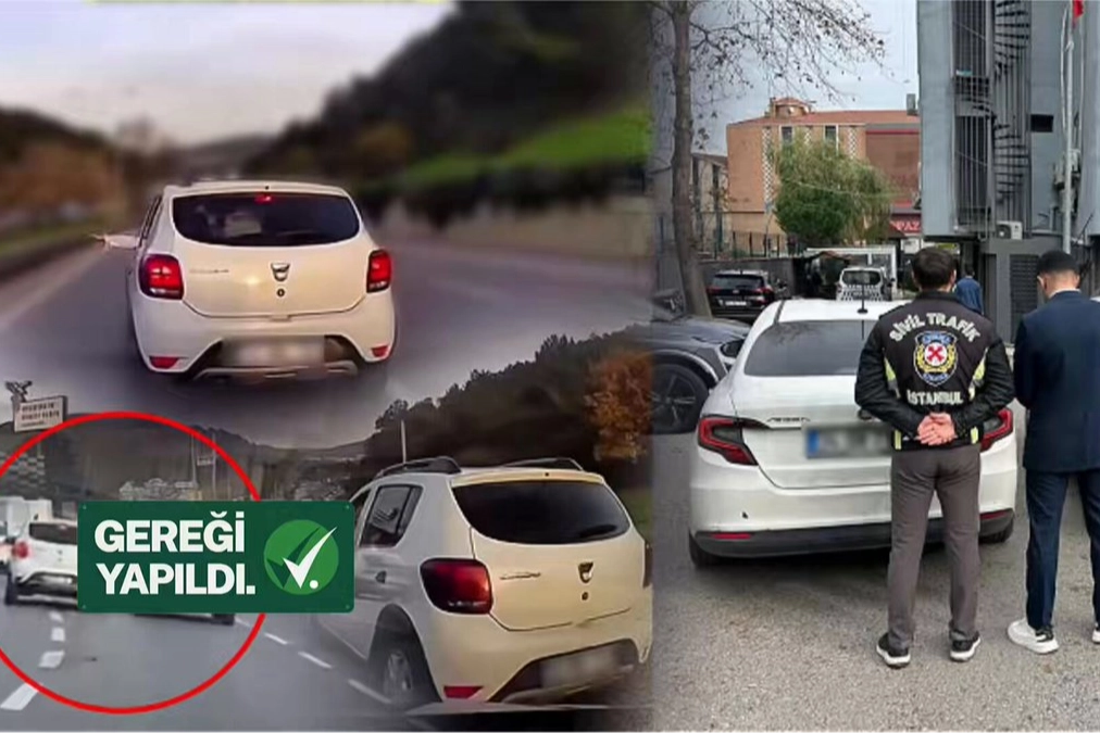 Ümraniye'de makas atan sürücü yakalandı... Bakan Yerlikaya: Caydırıcı cezalar geliyor